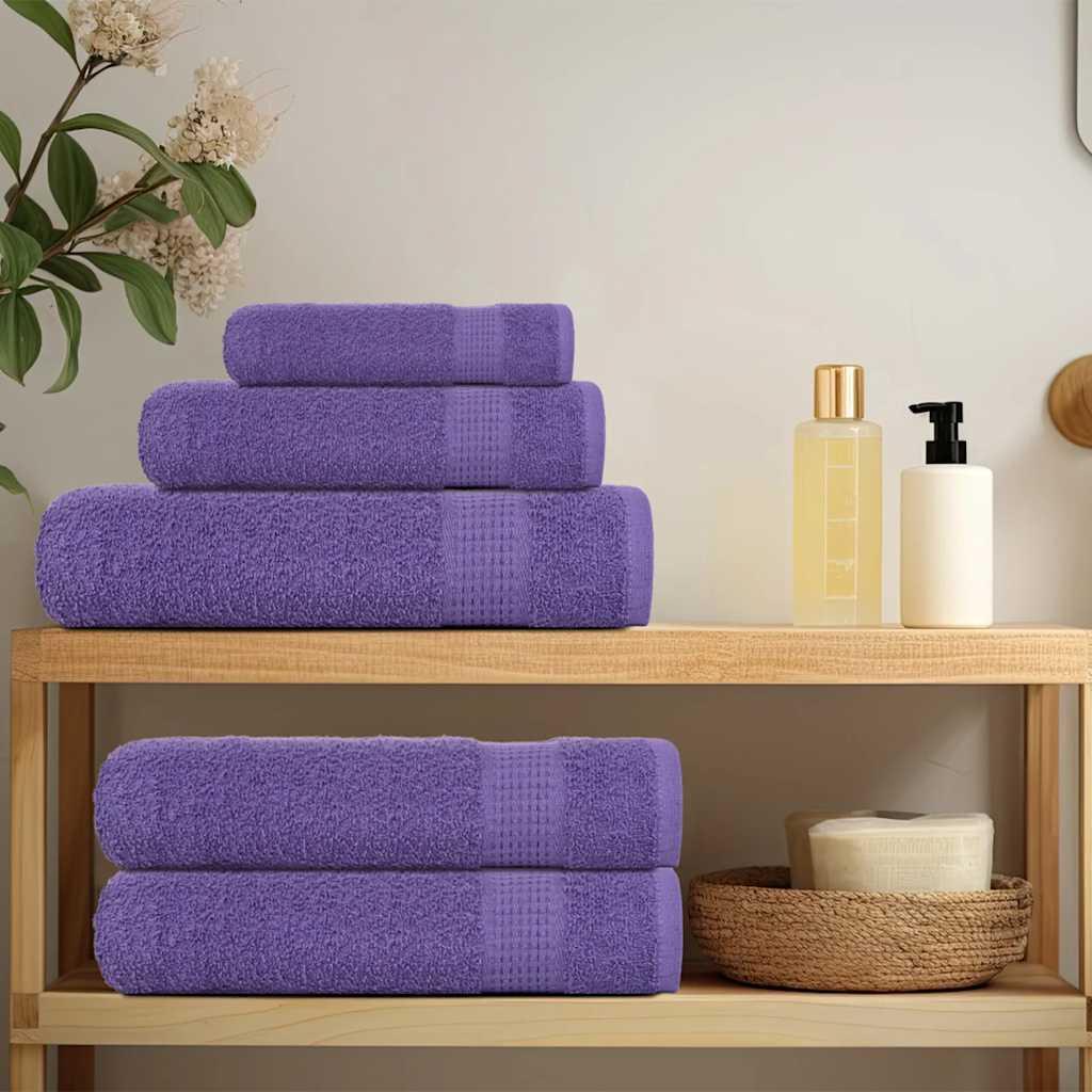 Toallas de mano FROGN 2 uds morado 50x100 cm 360 g/m²