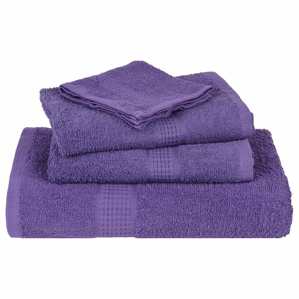 Toallas de mano FROGN 2 uds morado 50x100 cm 360 g/m²