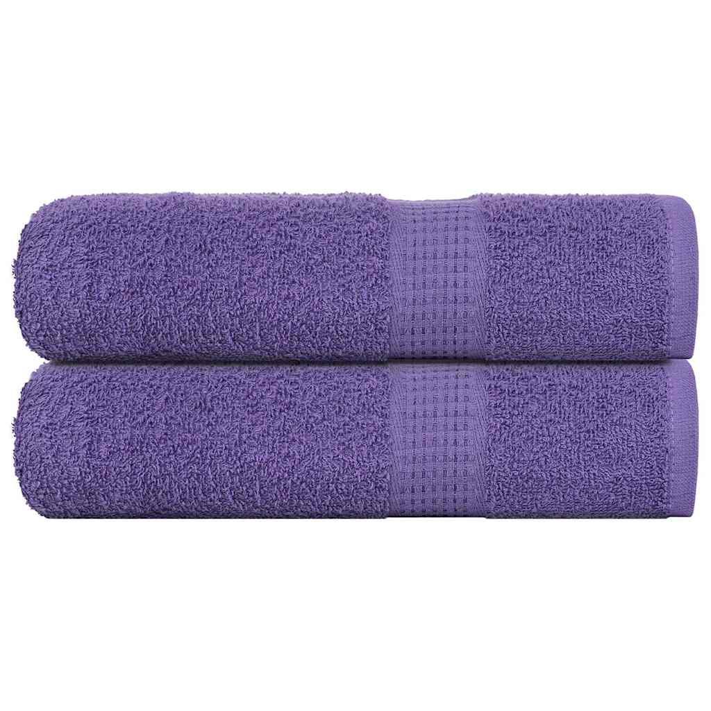 Toallas de mano FROGN 2 uds morado 50x100 cm 360 g/m²