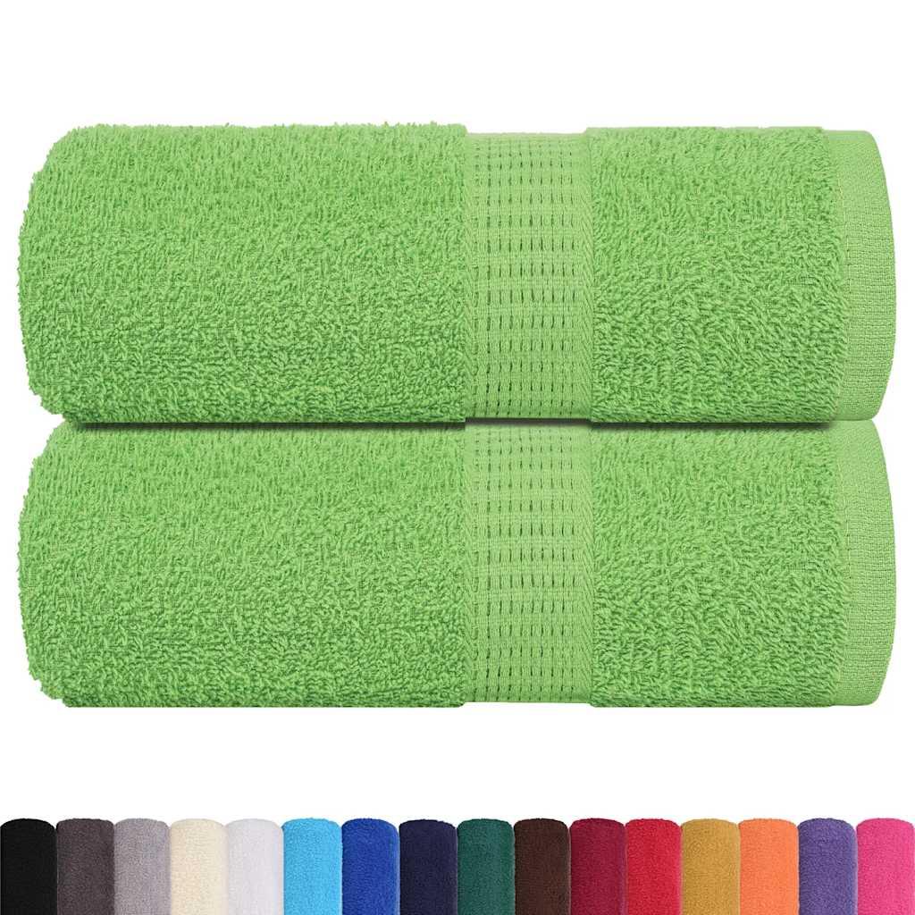 Toallas de mano FROGN 2 uds verde manzana 360 g/m²