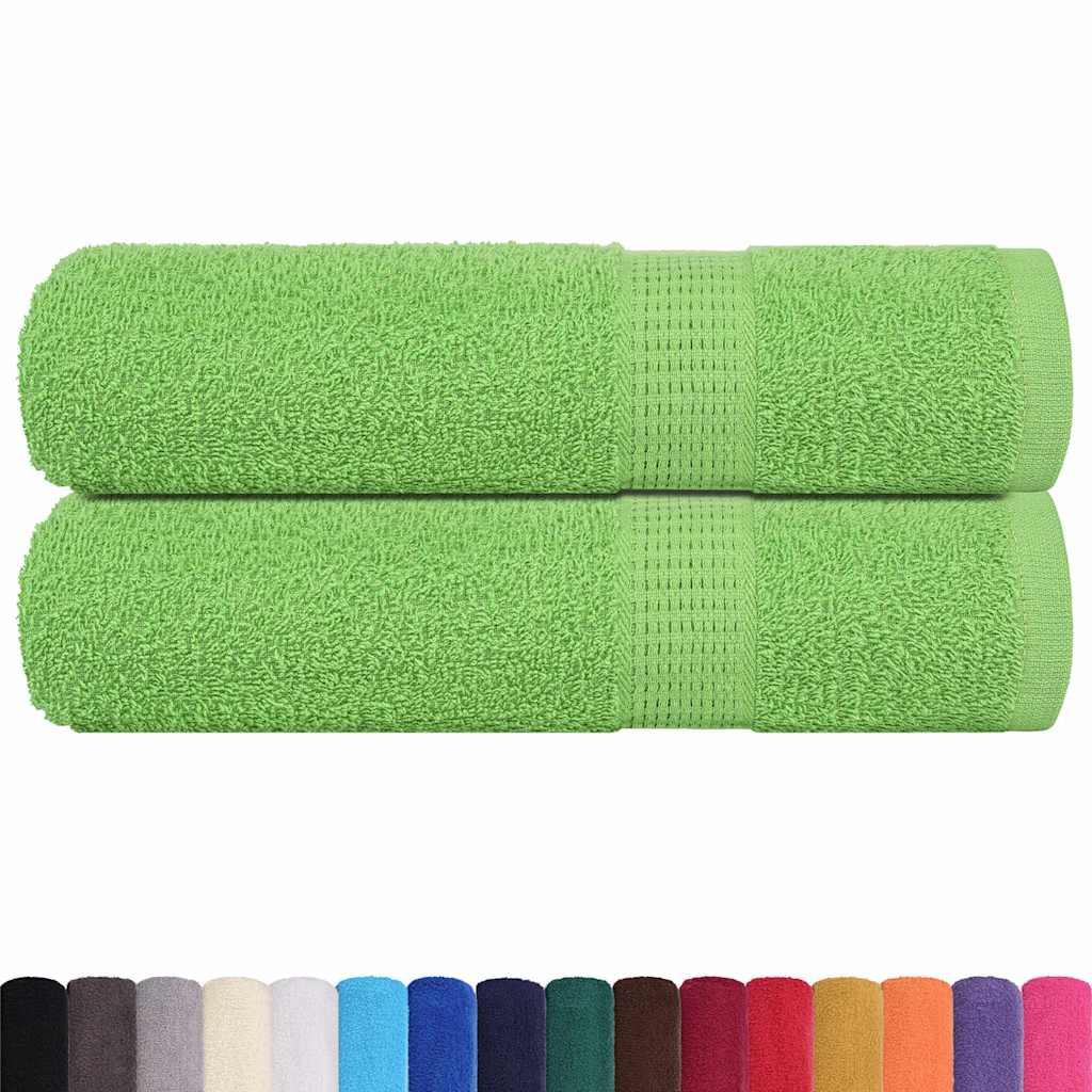 Toallas de mano FROGN 2 uds verde manzana 360 g/m²