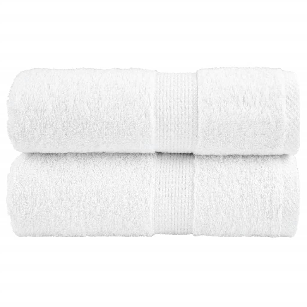 Toallas de mano premium SOLUND, 2 uds, blancas, 30 x 30 cm, 600 g/m²