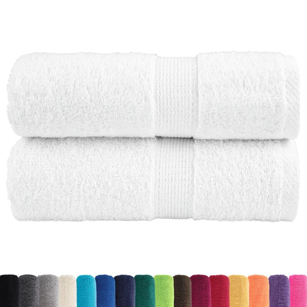 Toallas de mano premium SOLUND, 2 uds, blancas, 30 x 30 cm, 600 g/m²