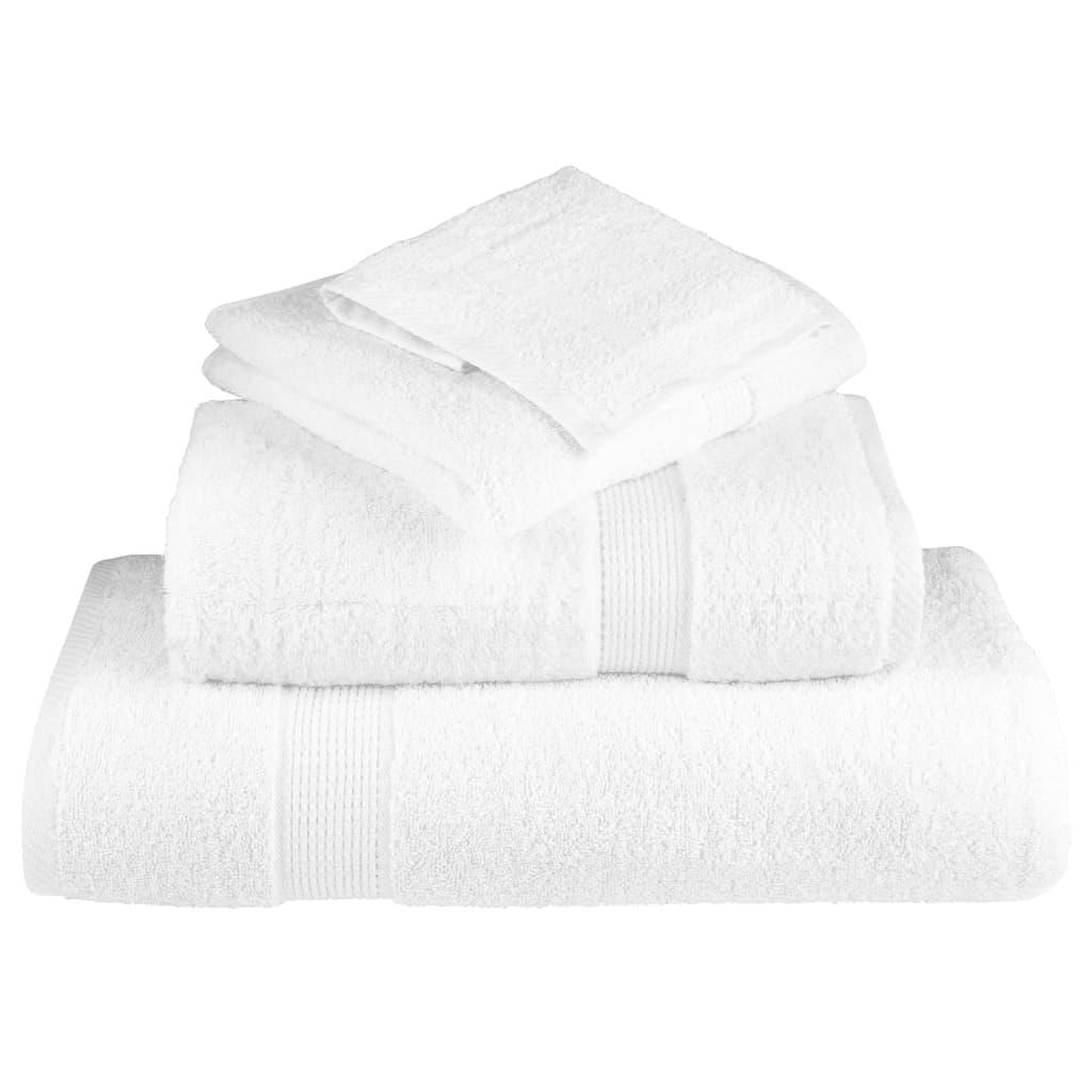 Toallas de mano premium SOLUND, 2 uds, blancas, 30 x 30 cm, 600 g/m²