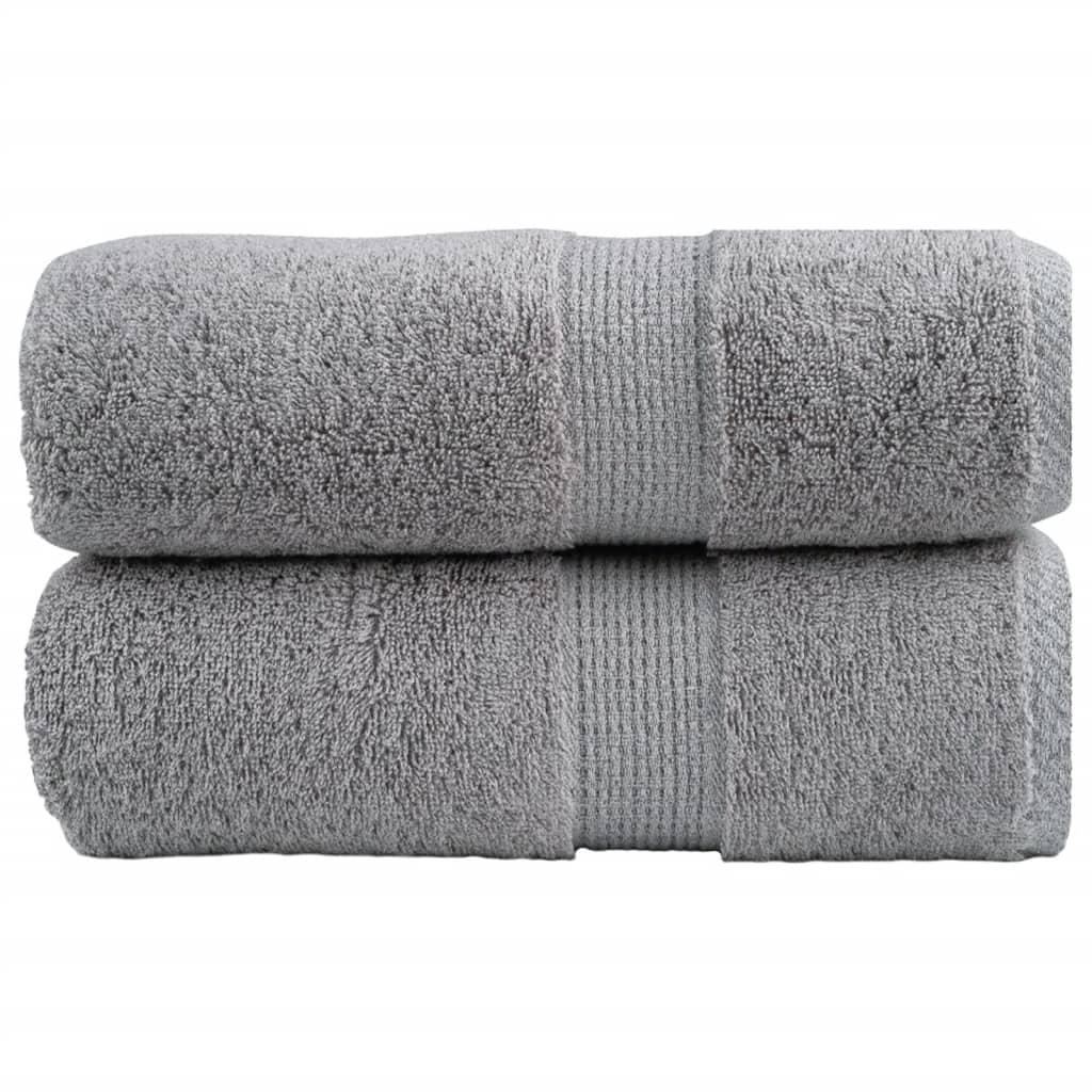 Toallas de mano premium SOLUND, 2 uds, color marrón, 30 x 30 cm, 600 g/m²