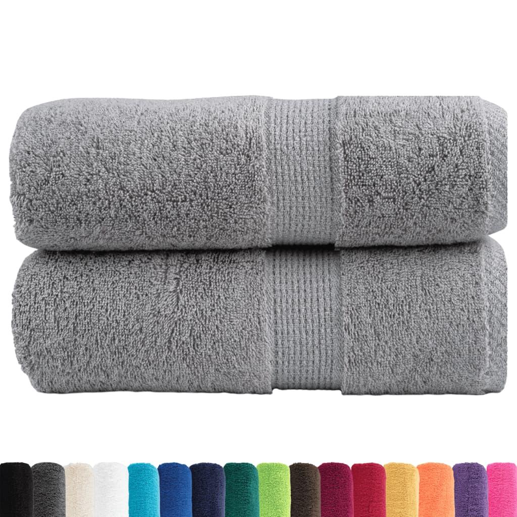 Toallas de mano premium SOLUND, 2 uds, color marrón, 30 x 30 cm, 600 g/m²