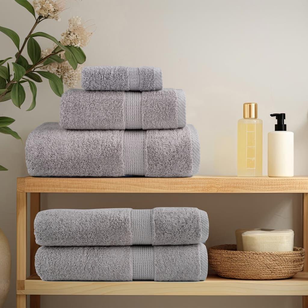 Toallas de mano premium SOLUND, 2 uds, color marrón, 30 x 30 cm, 600 g/m²