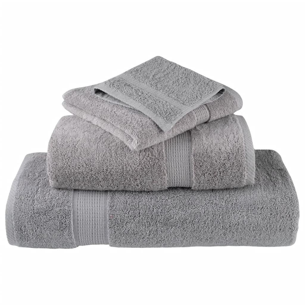 Toallas de mano premium SOLUND, 2 uds, color marrón, 30 x 30 cm, 600 g/m²