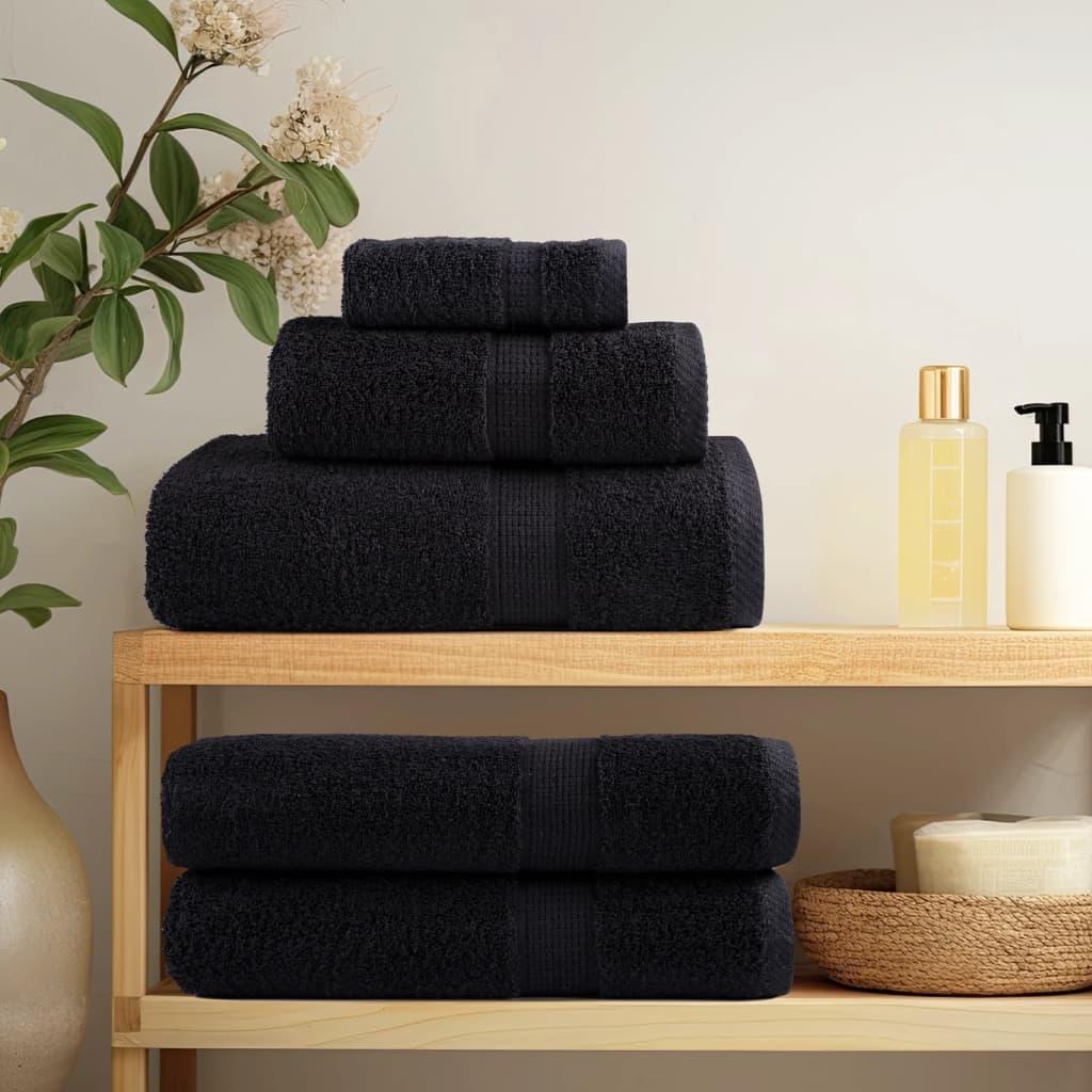 Toallas de mano premium SOLUND, 2 uds, gris, 30 x 30 cm, 600 g/m²