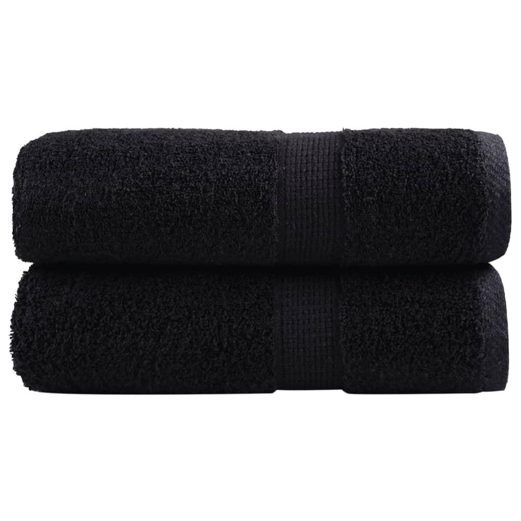 Toallas de mano premium SOLUND, 2 uds, gris, 30 x 30 cm, 600 g/m²