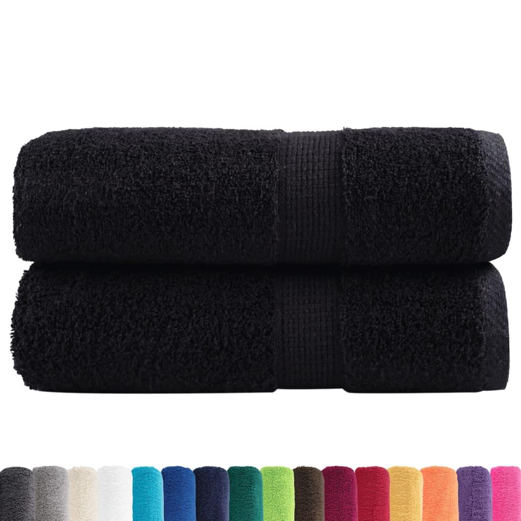 Toallas de mano premium SOLUND, 2 uds, gris, 30 x 30 cm, 600 g/m²
