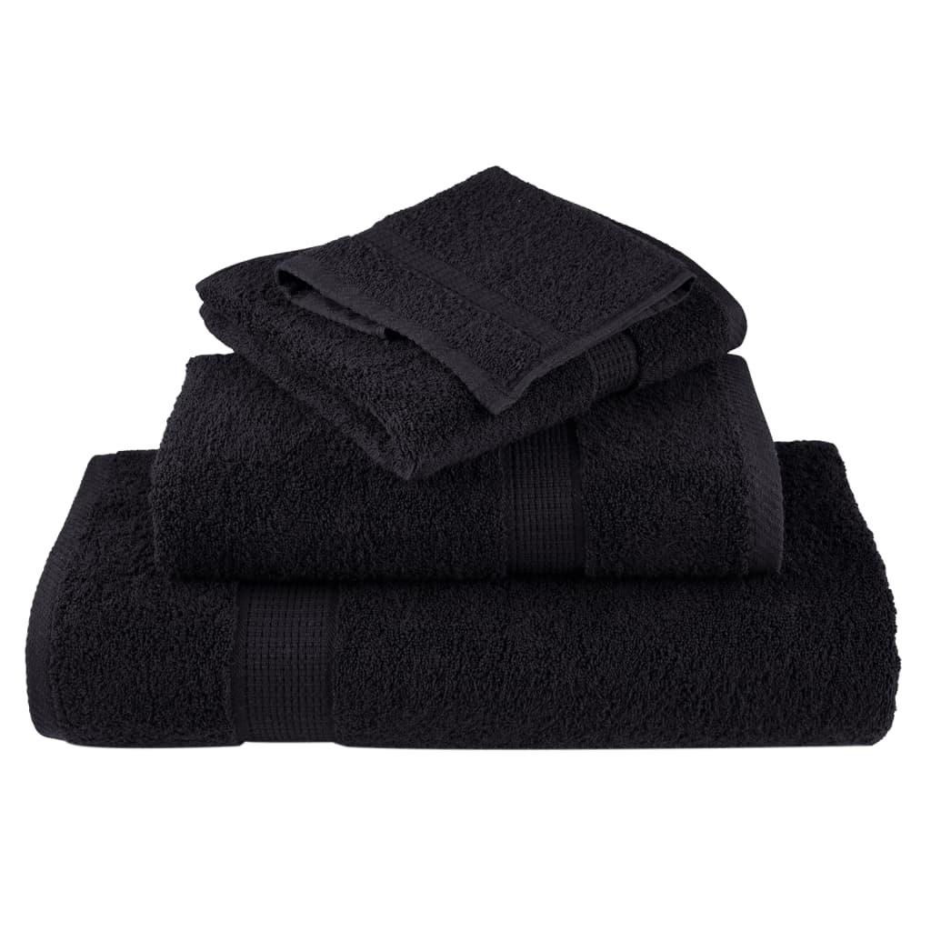 Toallas de mano premium SOLUND, 2 uds, gris, 30 x 30 cm, 600 g/m²