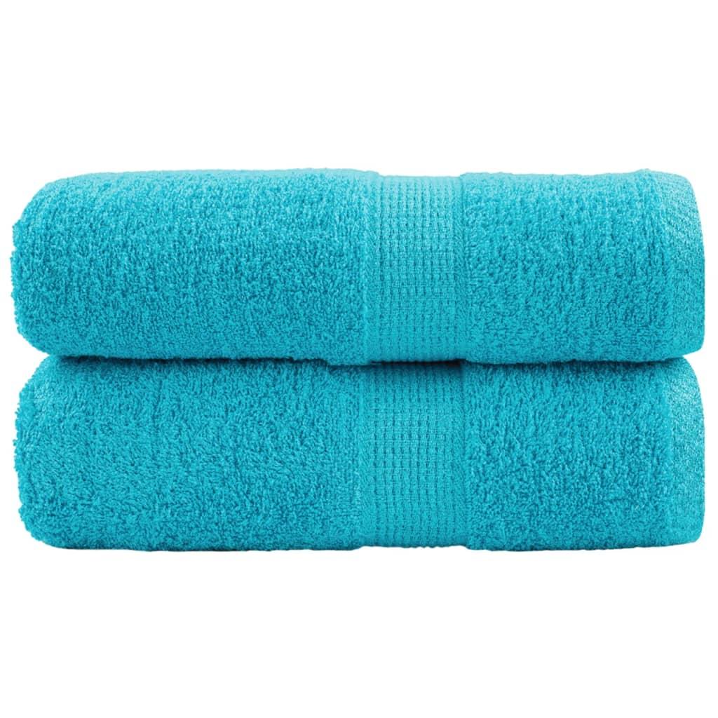 Toallas de mano premium SOLUND, 2 unidades, color negro, 30 x 30 cm, 600 g/m²