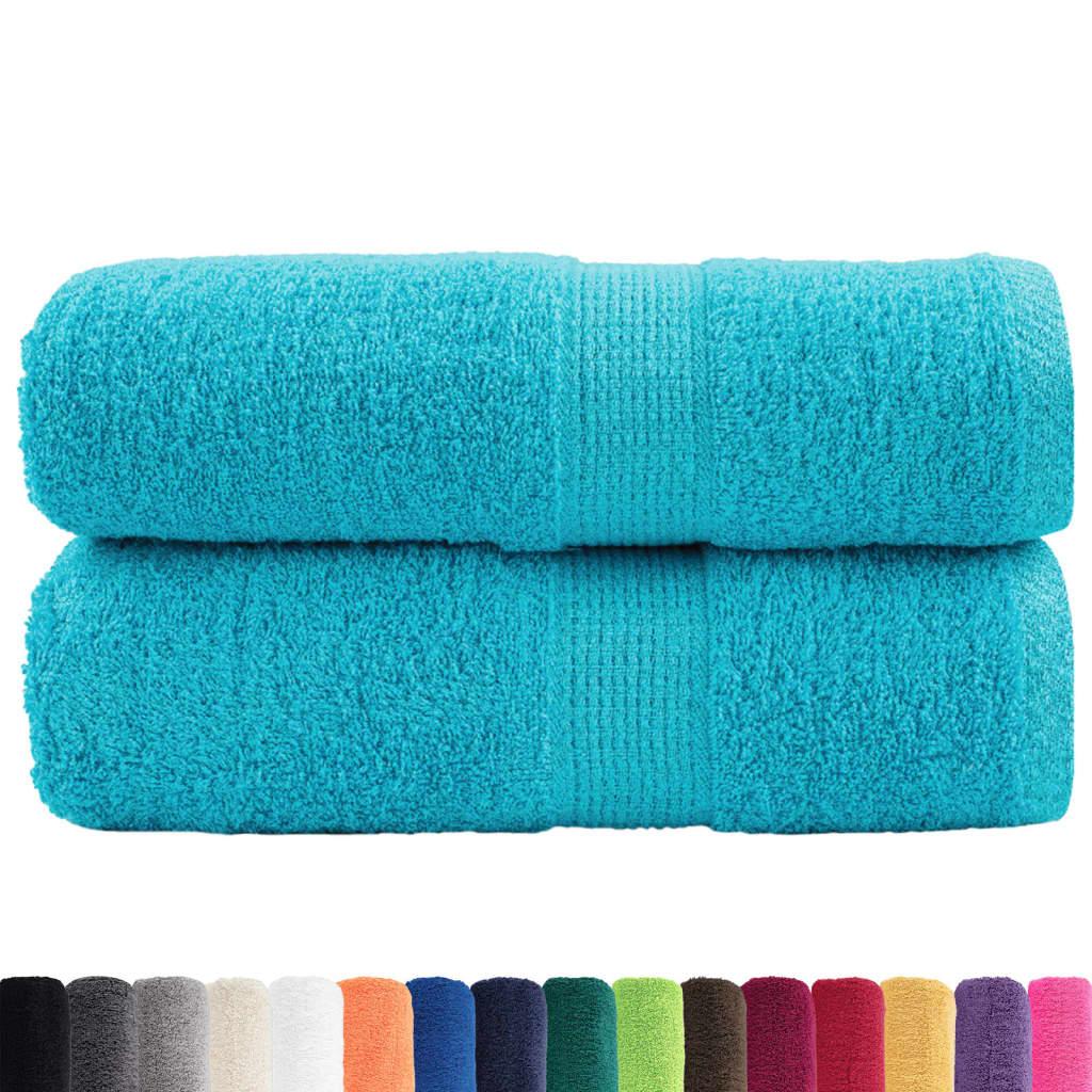 Toallas de mano premium SOLUND, 2 unidades, color negro, 30 x 30 cm, 600 g/m²