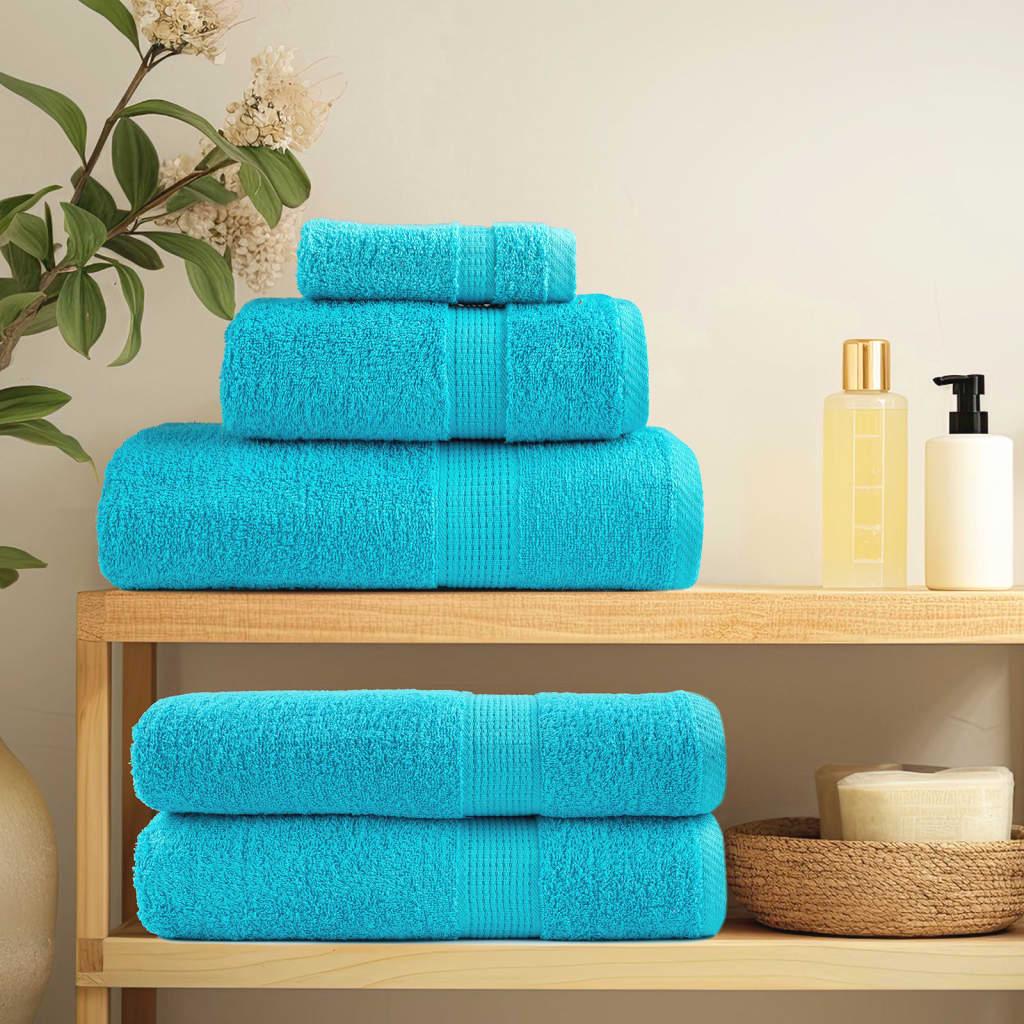 Toallas de mano premium SOLUND, 2 unidades, color negro, 30 x 30 cm, 600 g/m²