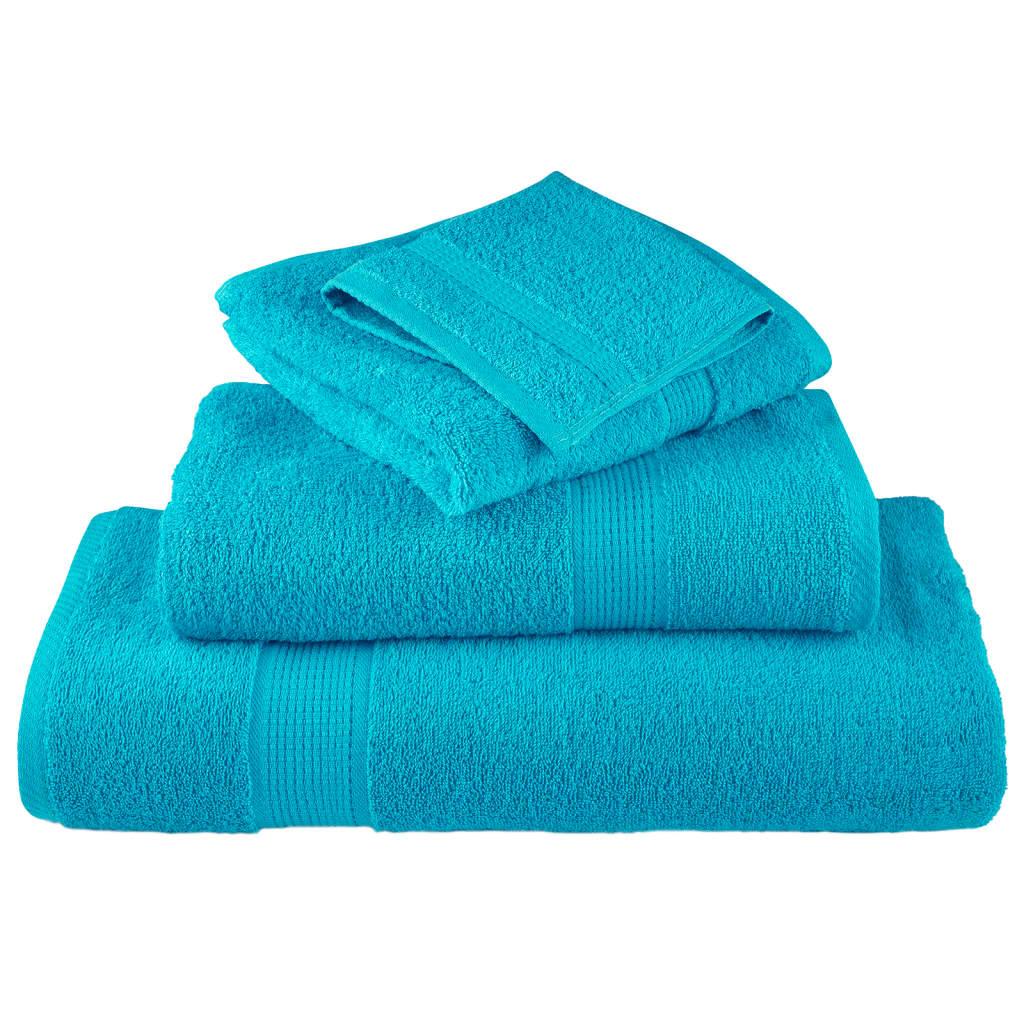 Toallas de mano premium SOLUND, 2 unidades, color negro, 30 x 30 cm, 600 g/m²