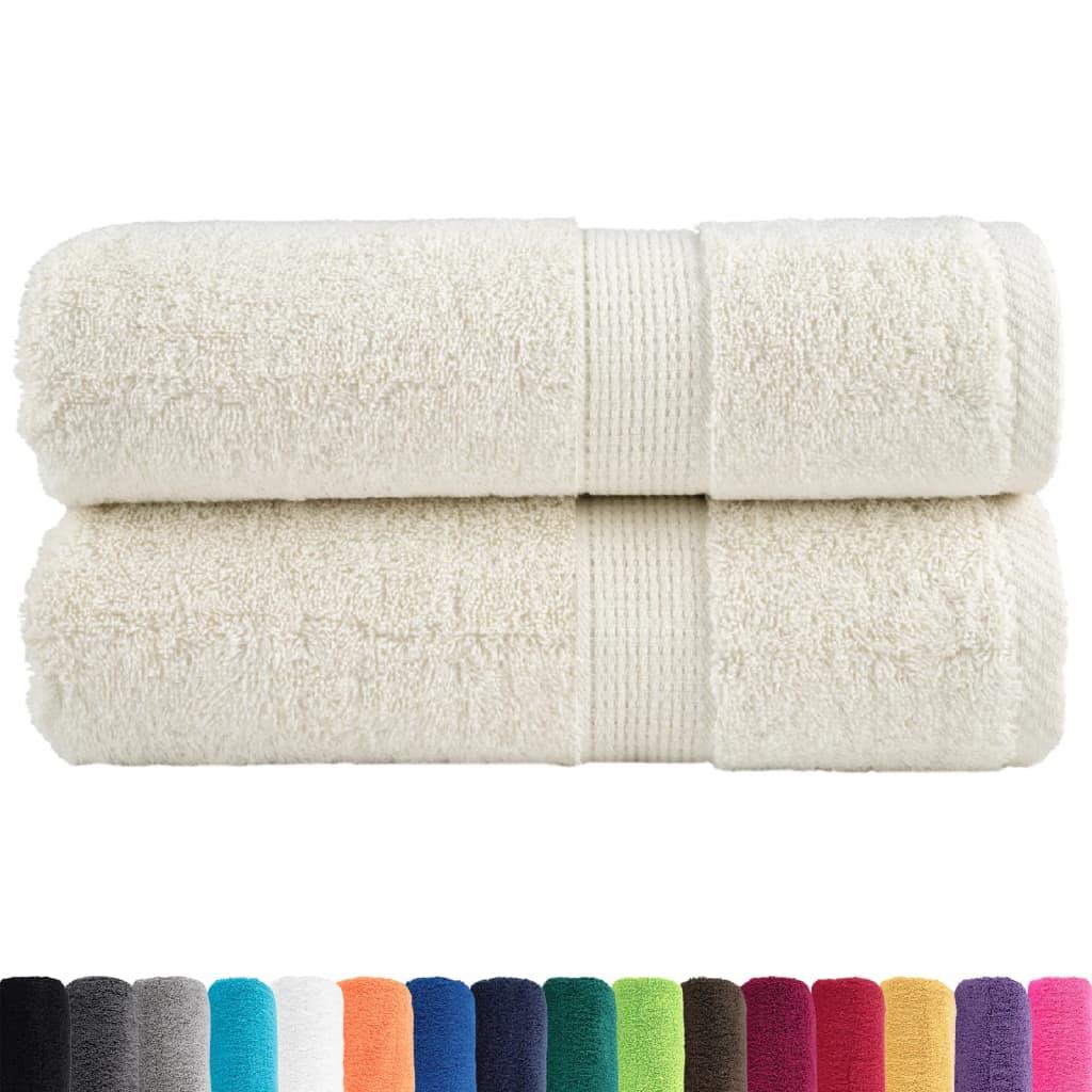 Toallas de mano premium SOLUND, 2 uds, gris, 30 x 30 cm, 600 g/m²