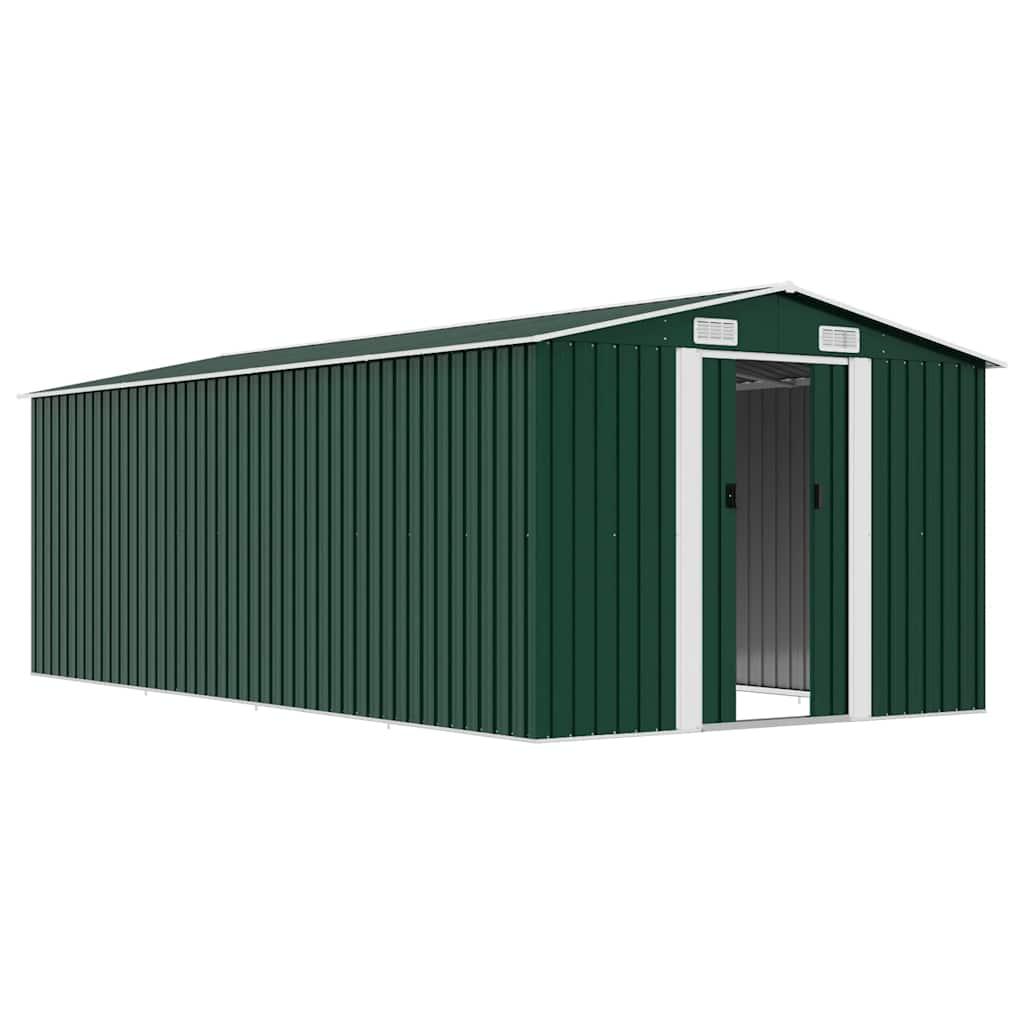Caseta de jardín metal antracita 257x298x178 cm