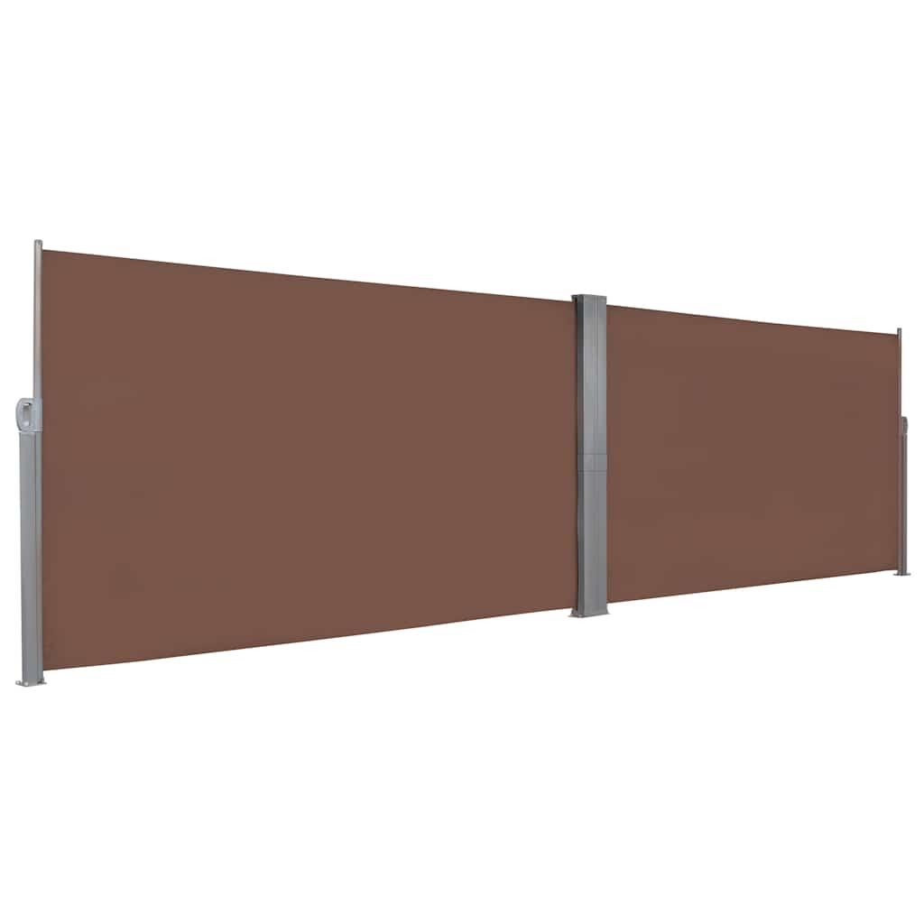 Toldo lateral retráctil gris antracita 160x600 cm