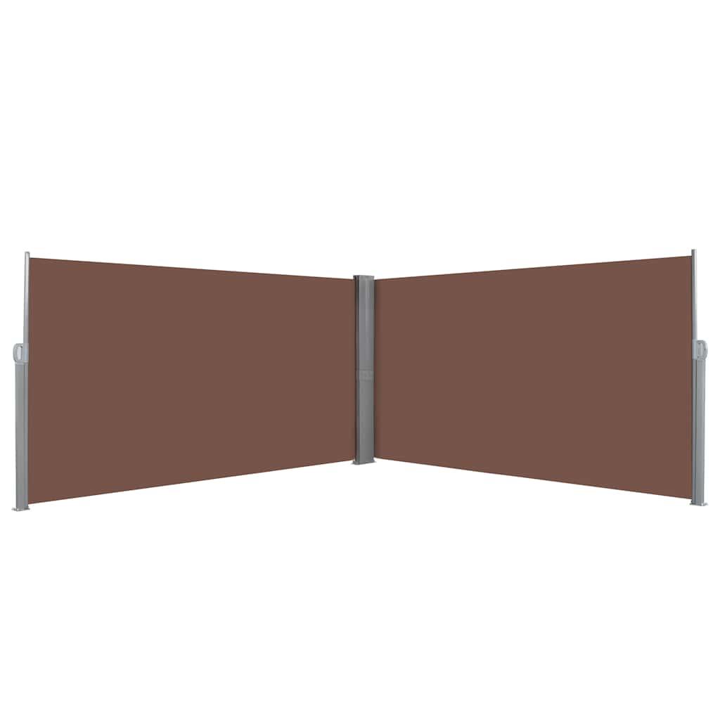 Toldo lateral retráctil gris antracita 160x600 cm