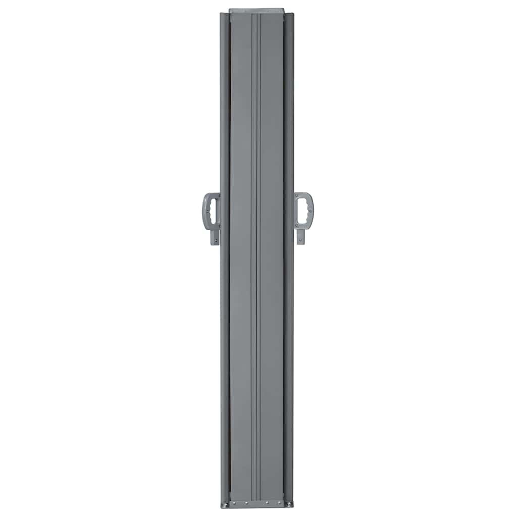 Toldo lateral retráctil gris antracita 160x600 cm