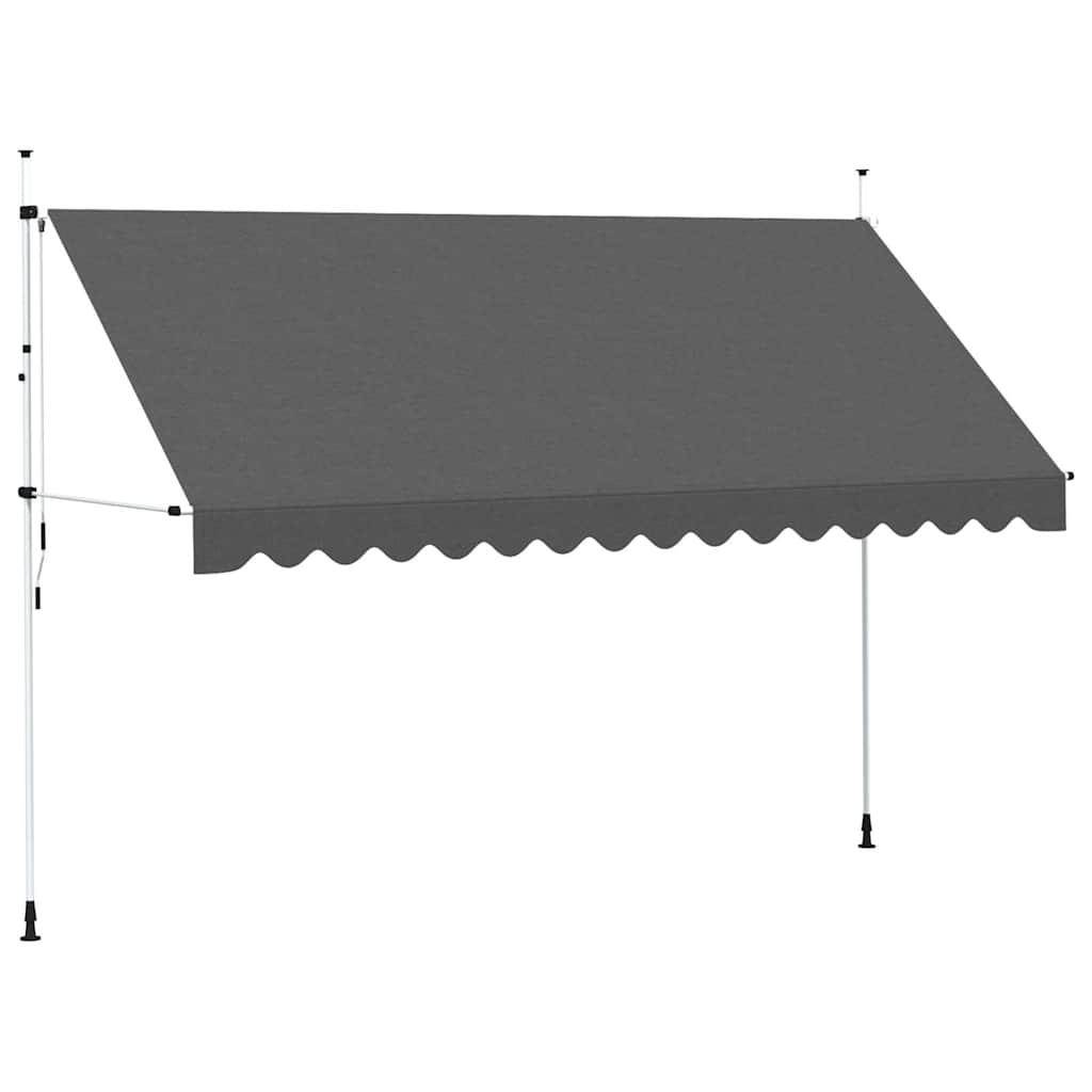 Toldo retráctil de operación manual