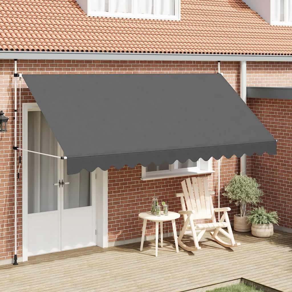 Toldo retráctil de operación manual