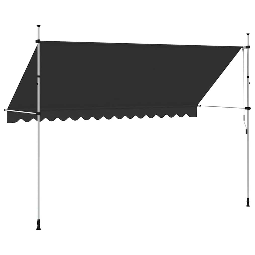 Toldo retráctil de operación manual