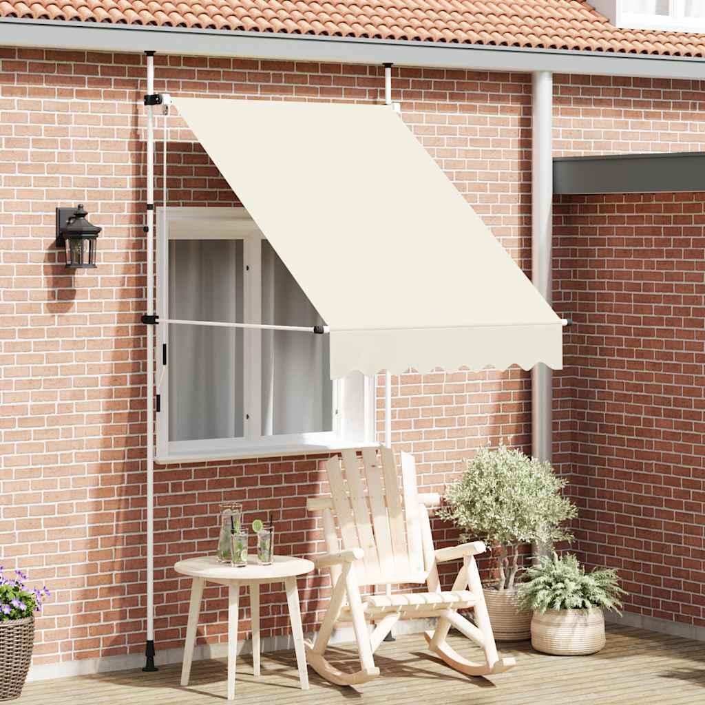 Toldo retráctil de operación manual