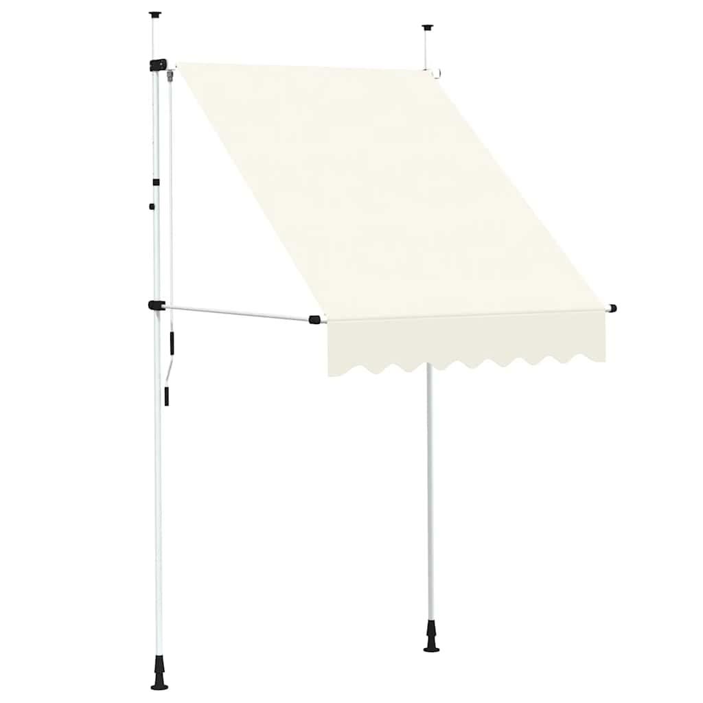 Toldo retráctil de operación manual