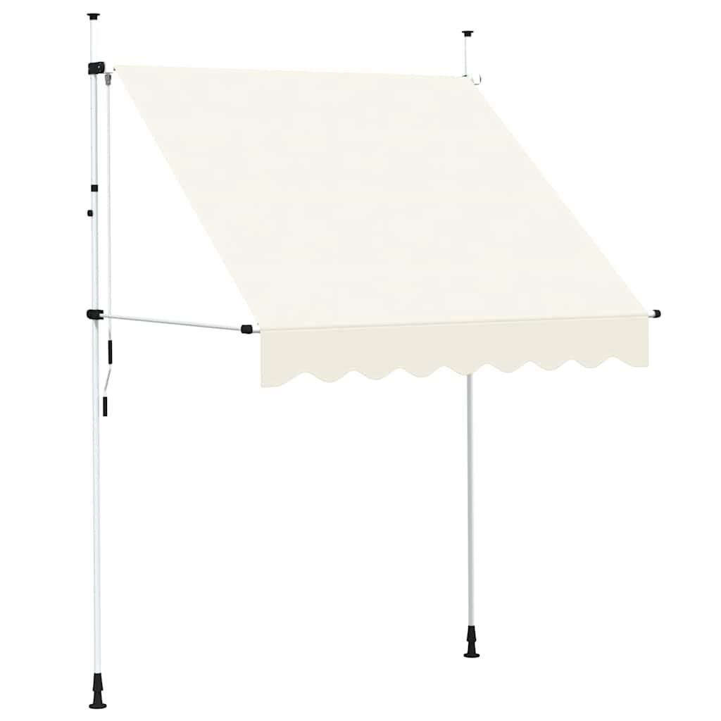Toldo retráctil de operación manual gris antracita 100 cm