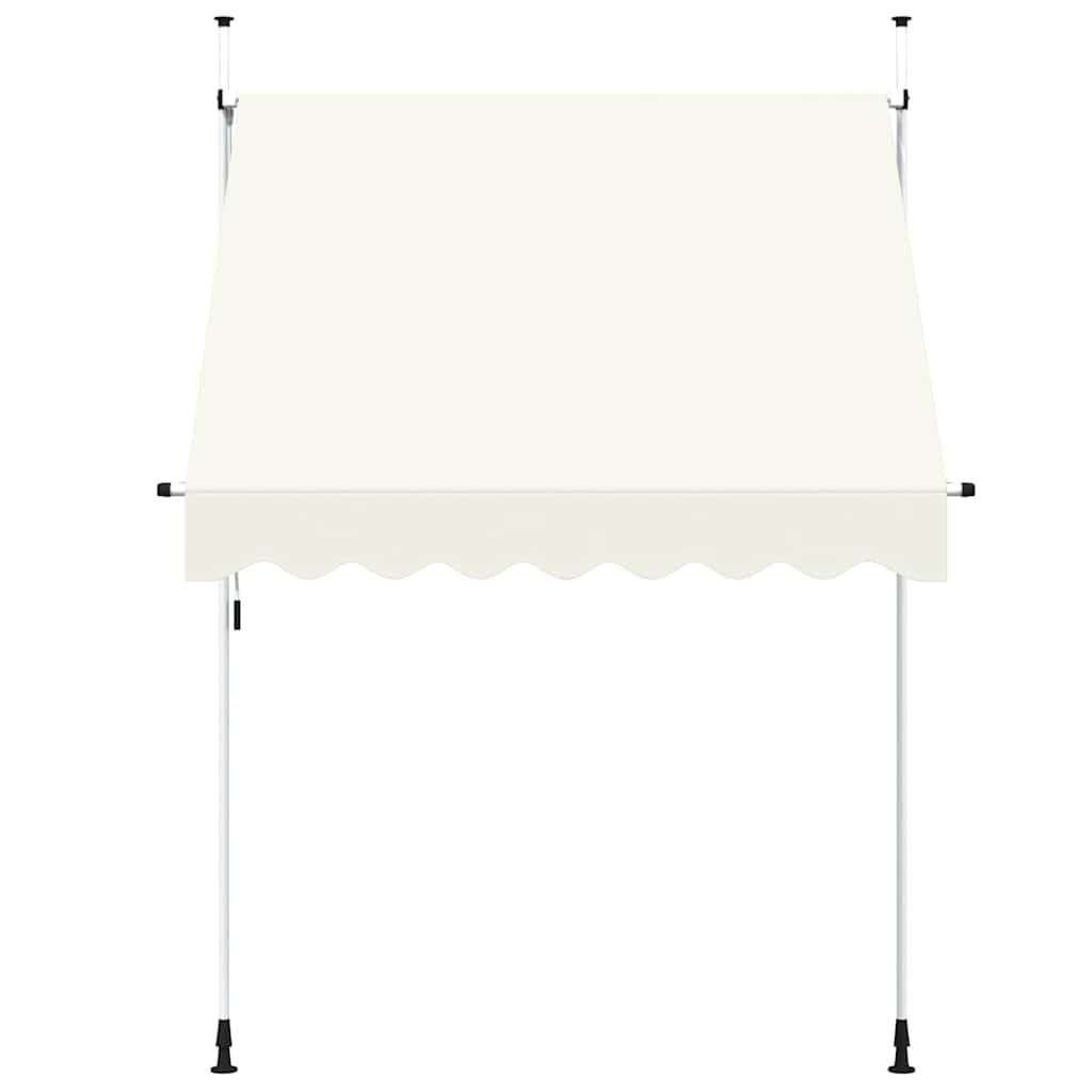 Toldo retráctil de operación manual gris antracita 100 cm