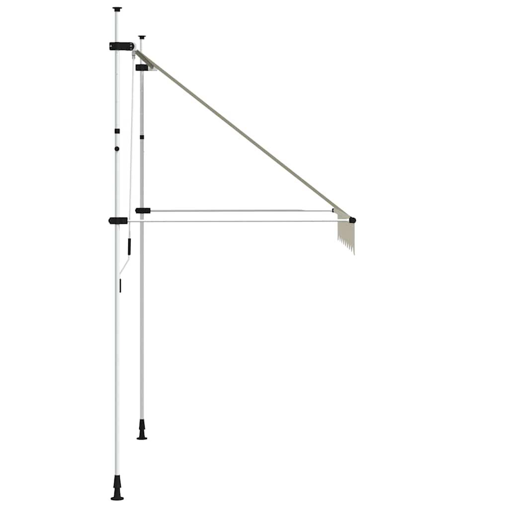 Toldo retráctil de operación manual gris antracita 100 cm