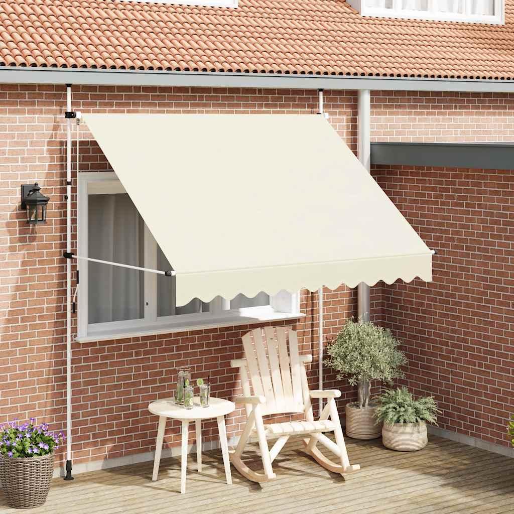 Toldo retráctil de operación manual