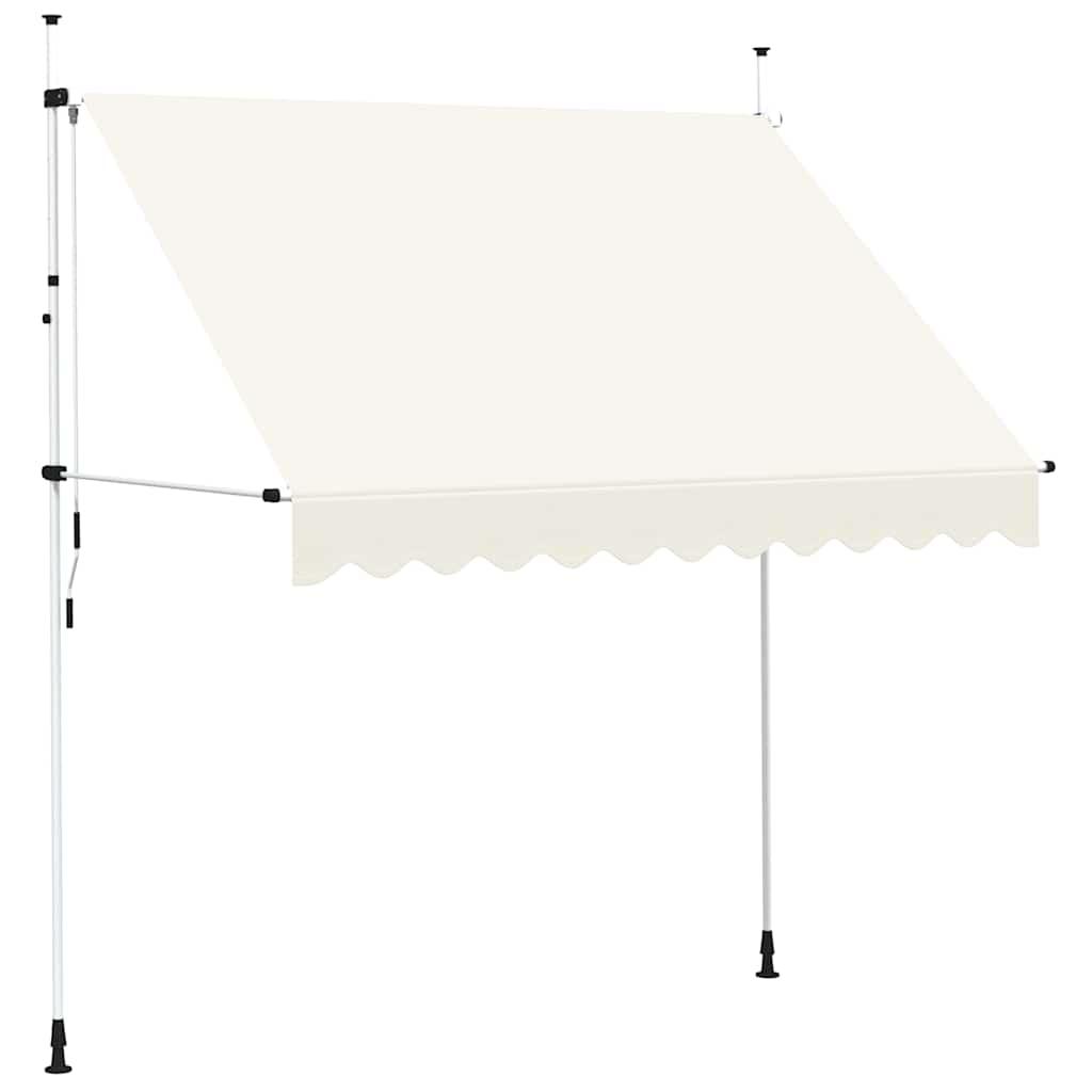 Toldo retráctil de operación manual
