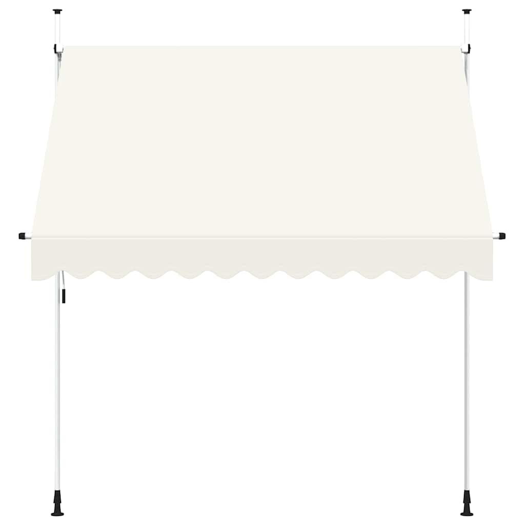 Toldo retráctil de operación manual