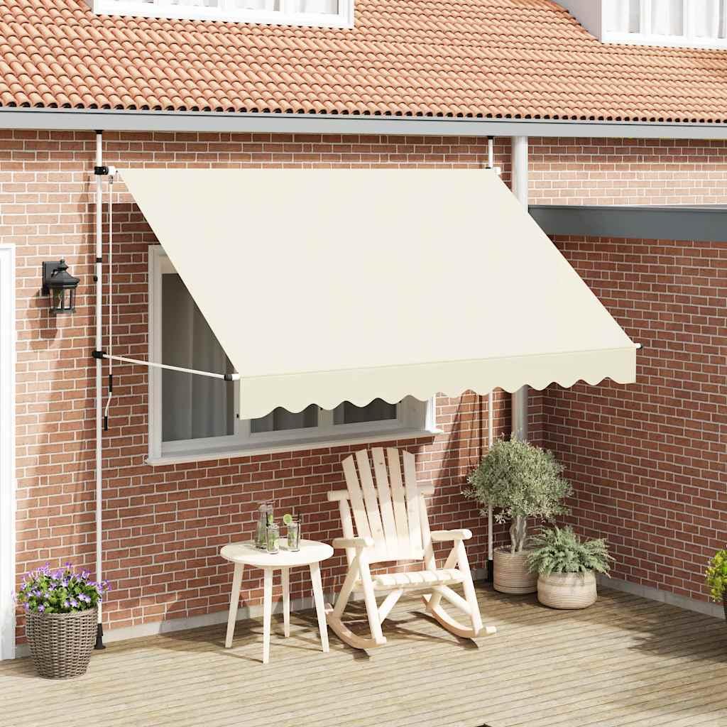 Toldo retráctil de operación manual