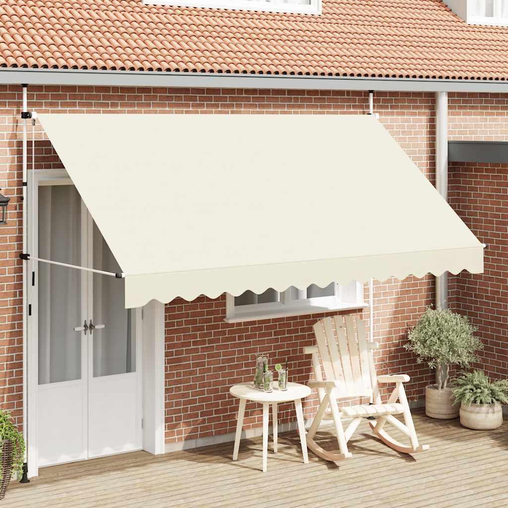 Toldo retráctil de operación manual