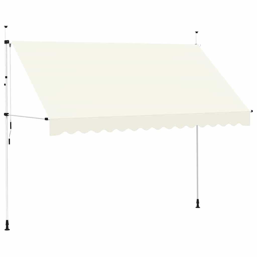 Toldo retráctil de operación manual