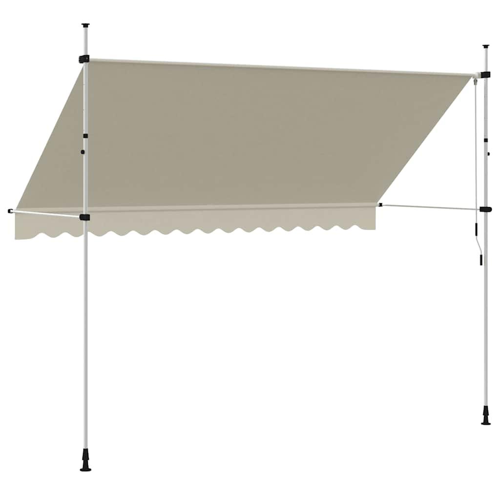 Toldo retráctil de operación manual