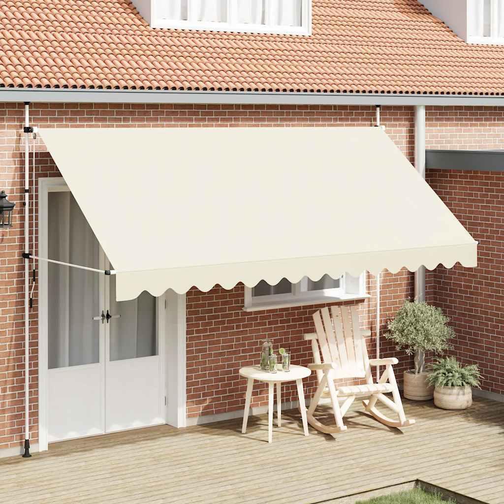 Toldo retráctil de operación manual