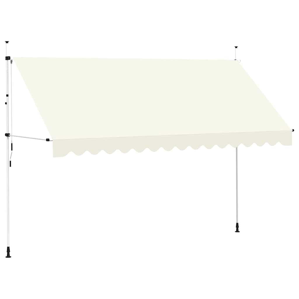 Toldo retráctil de operación manual