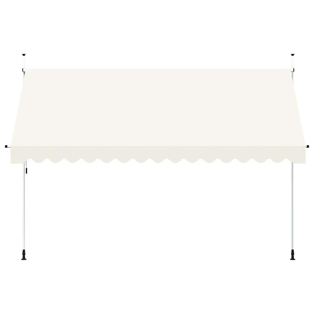 Toldo retráctil de operación manual