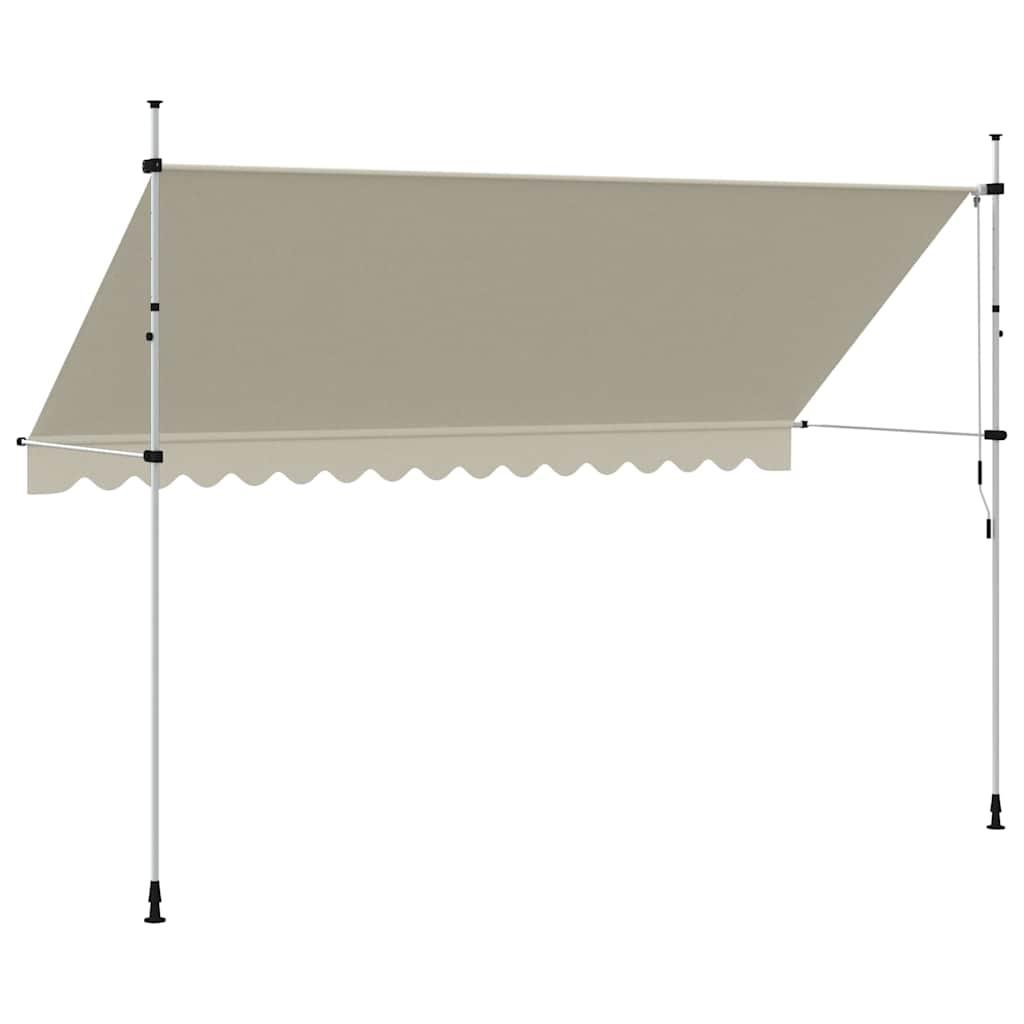 Toldo retráctil de operación manual
