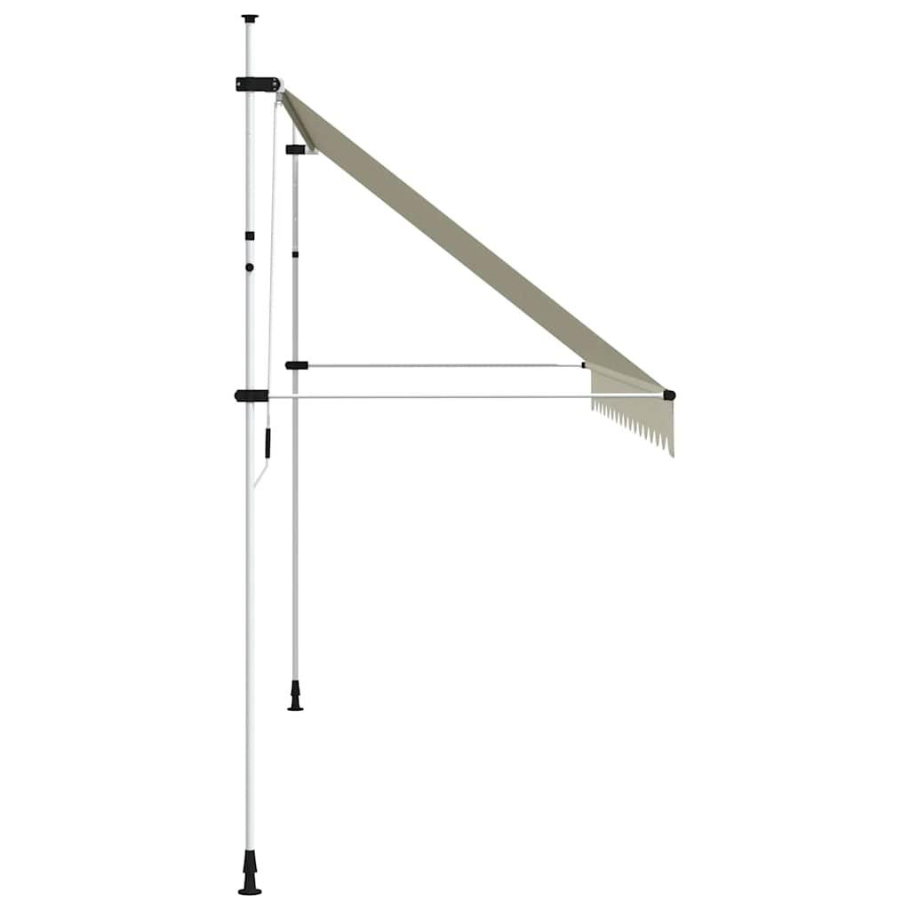 Toldo retráctil de operación manual