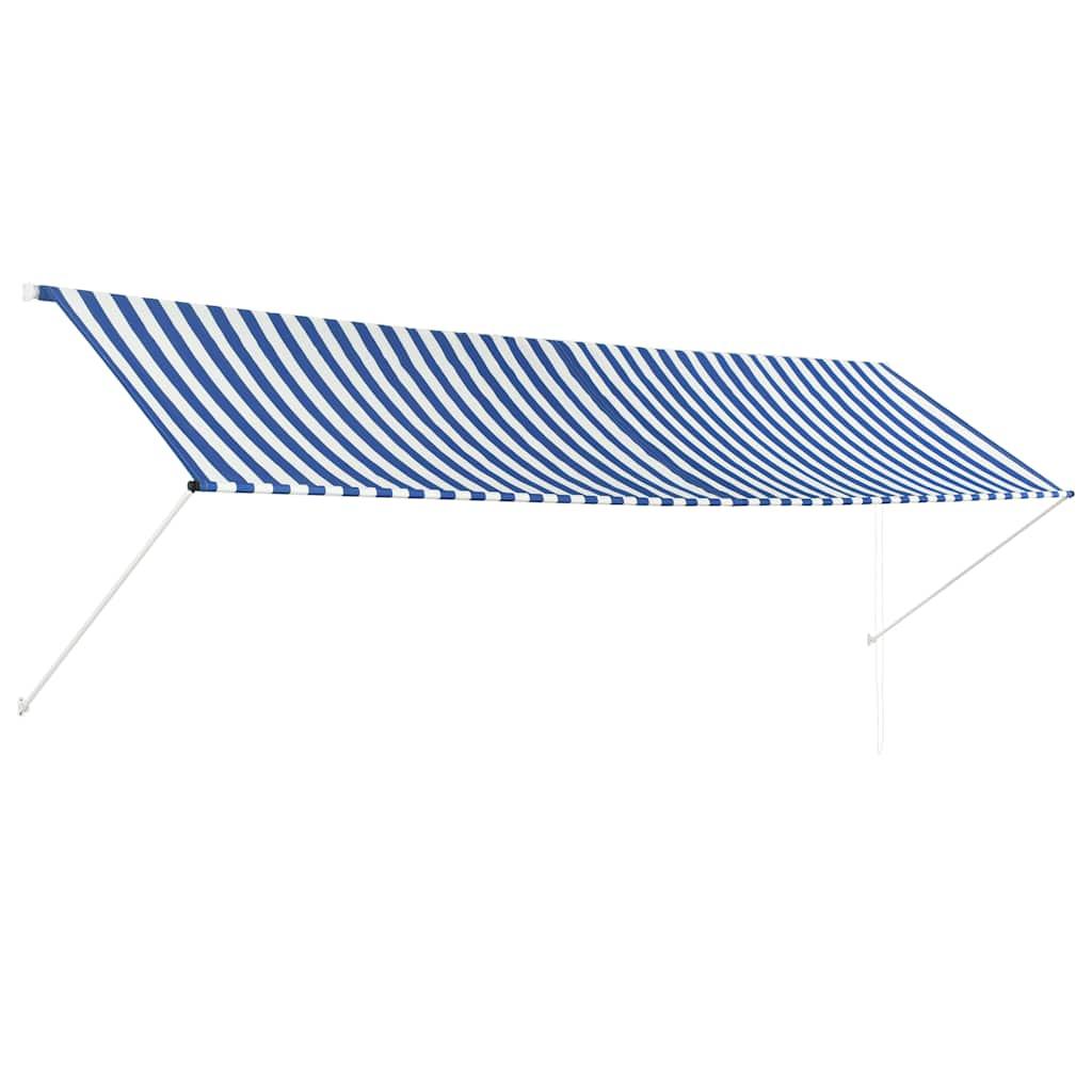 Toldo retráctil Amarillo y Naranja 300 x 250 x 165 cm