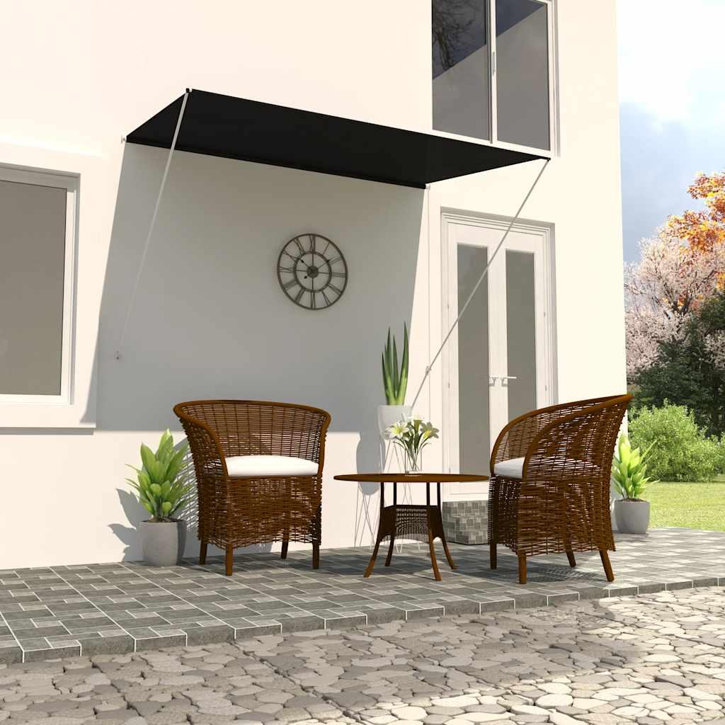 Toldo retráctil Amarillo y Naranja 300 x 250 x 165 cm