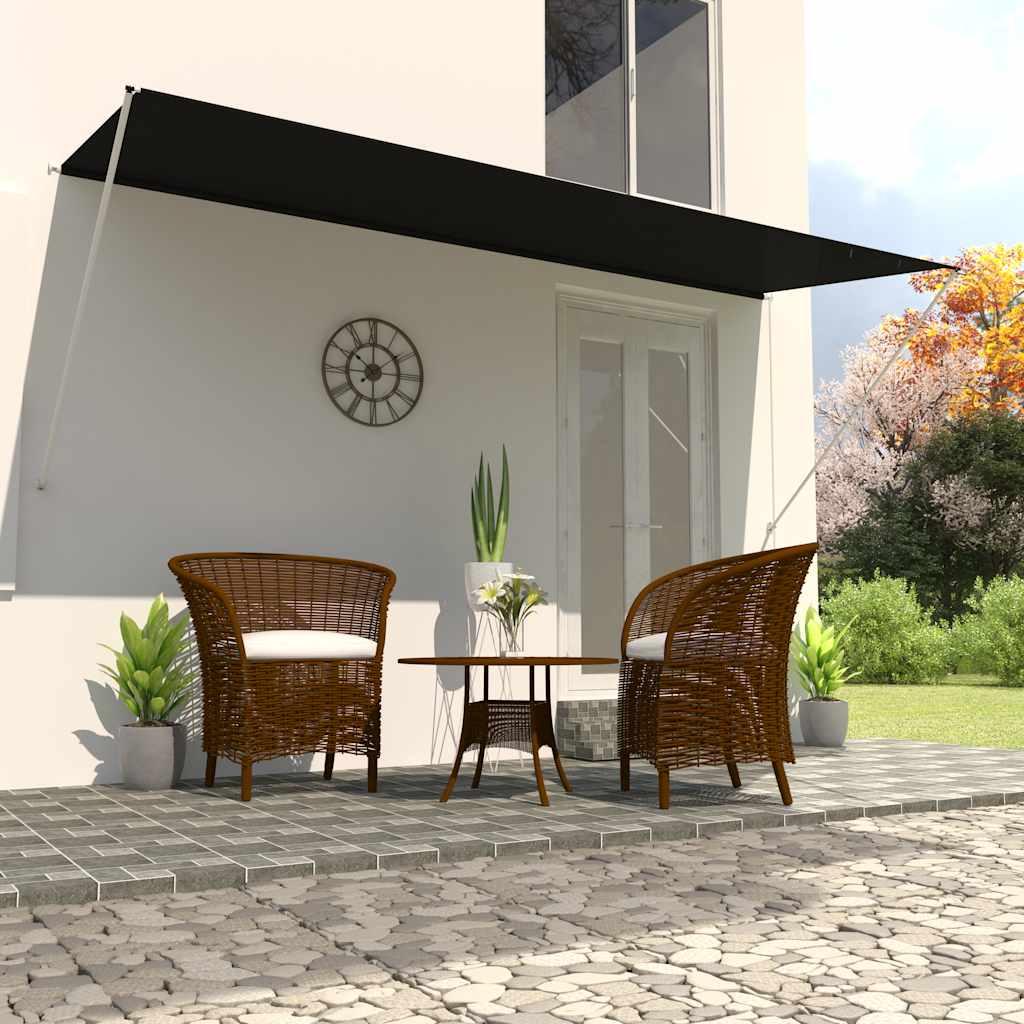 Toldo retráctil Amarillo y Naranja 300 x 250 x 165 cm