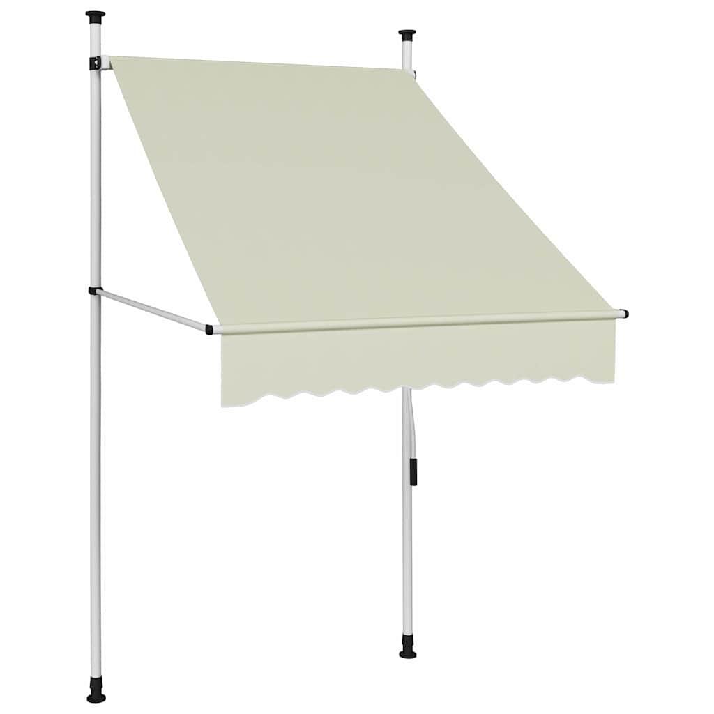 Toldo retráctil de operación manual