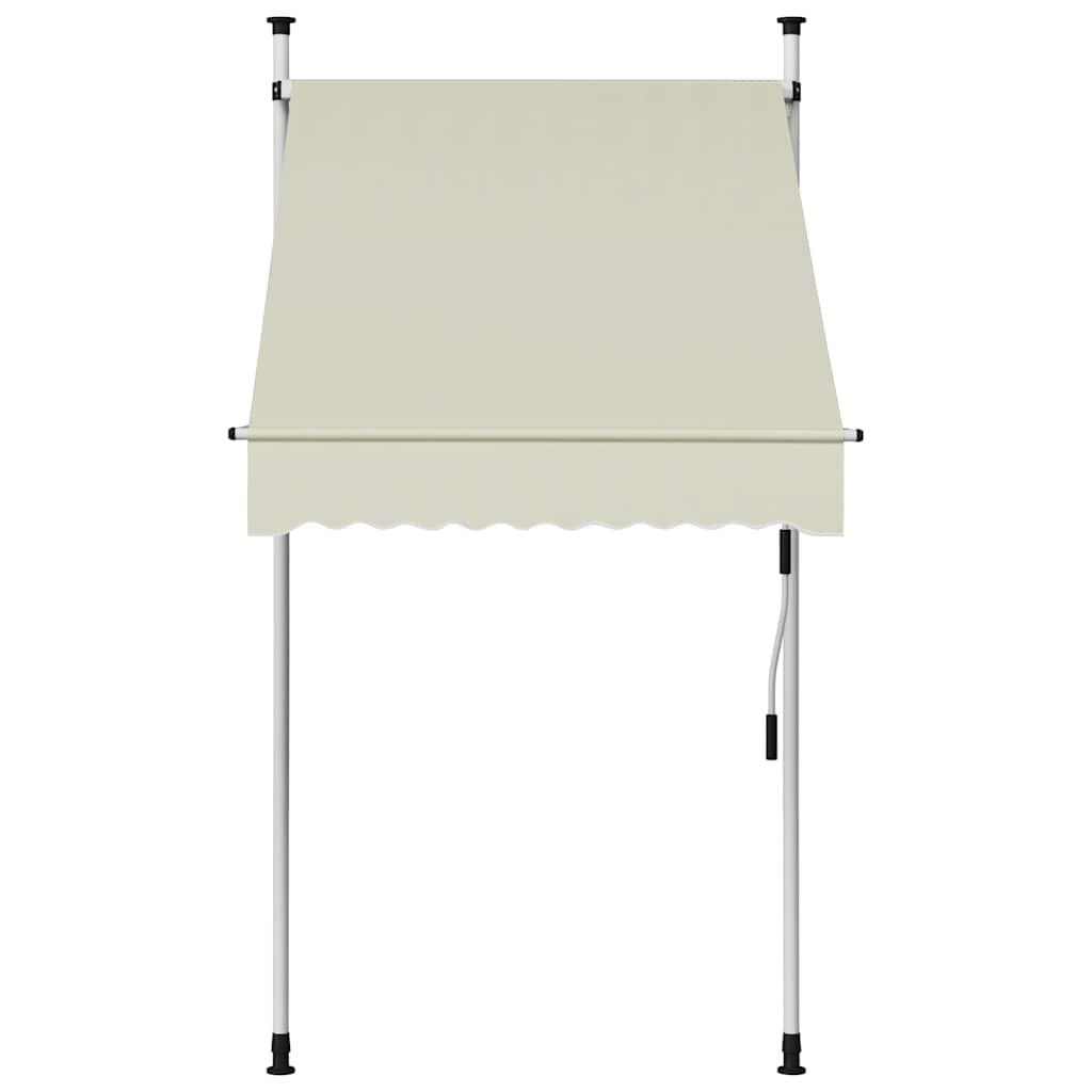 Toldo retráctil de operación manual